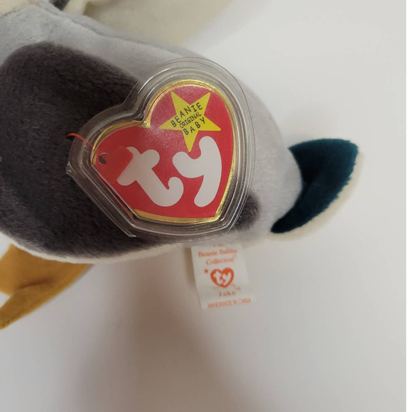 MWMT TY Beanie Babies Jake The Drake Mallard  # 409 RARE 1 OWNER - Picture 7 of 11